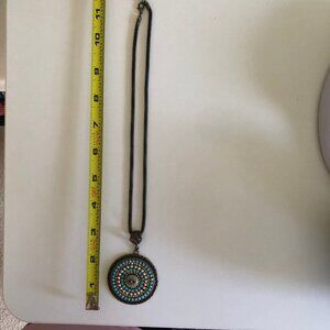 Evil eye pendant necklace